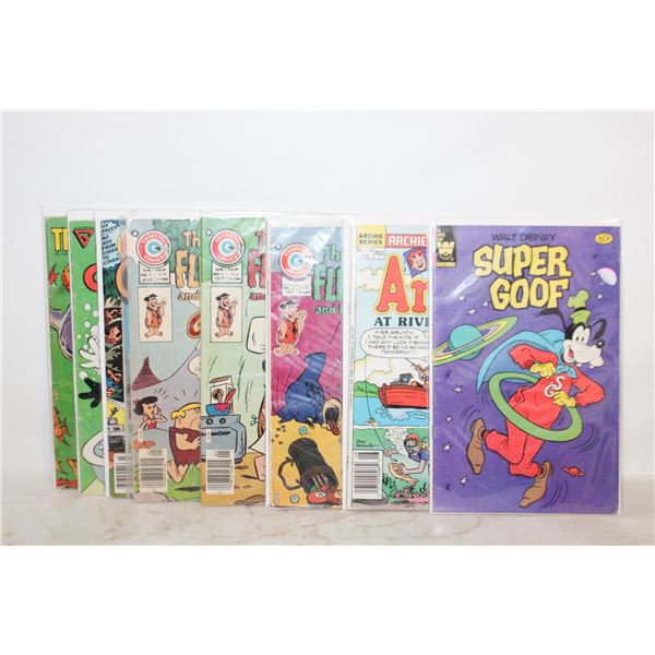 LOT OF 8 VINTAGE COMIC BOOKS 1
