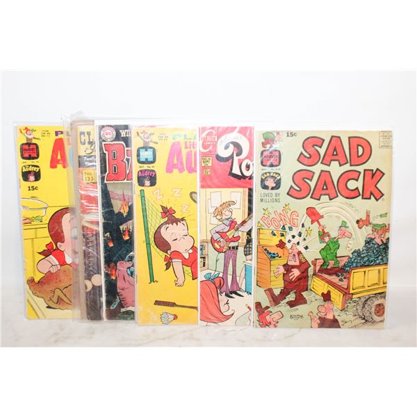 LOT OF 7 VINTAGE 15 CENT COMIC BOOKS 1