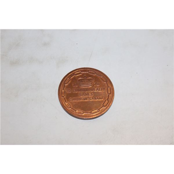 1978 COMMONWEALTH GAMES VOLUNTEER MEDALLION