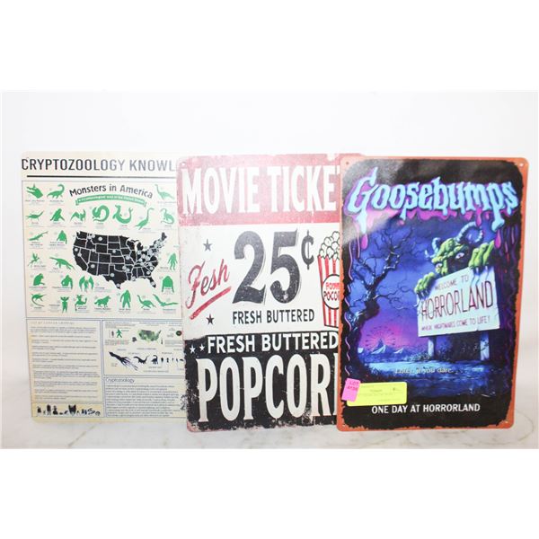 LOT OF 3 HOME DECOR SIGNS 1