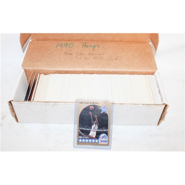 1990 HOOPS 500 CARDS HAS JORDAN ALLSTAR CARD