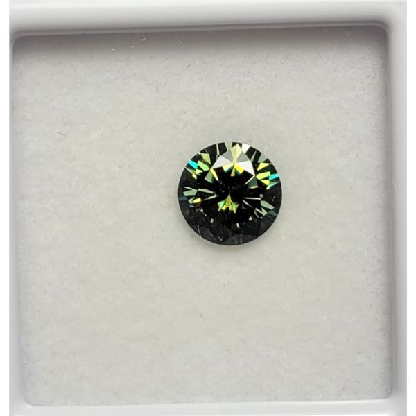 29) GREEN/BLUE SYNTHETIC 1 CT ROUND