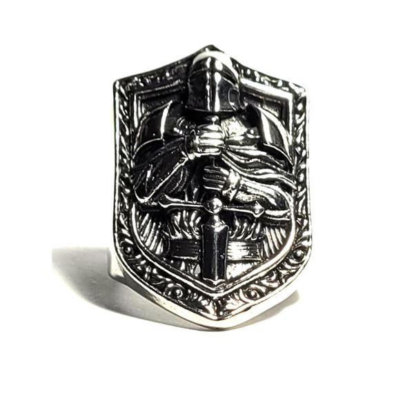 21)  SILVER KNIGHTS TEMPLAR SIZE 7