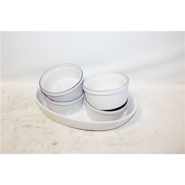 VINTAGE CERAMIC BOWLS/BAKEWARE ASSORTED