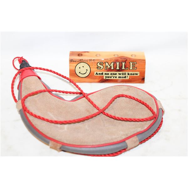 BODA BAG LEATHER + WOODEN PENCIL