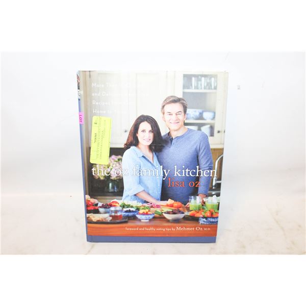 "THE OZ FAMILY KITCHEN" LISA OZ HARDCOVER COOKBOOK