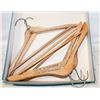 Image 1 : VINTAGE WOOD HANGERS ASSORTED