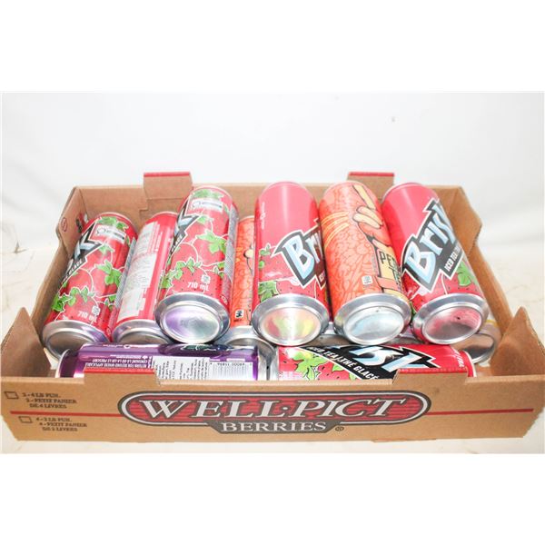 10 BRISK ICE TEA VARIOUS B B & FLAVOURS
