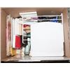 Image 1 : OFFICE SUPPLIES BOX LOT ASSORTED