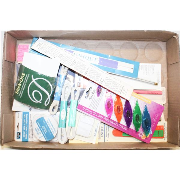 SEWING SUPPLIES- ASSORTED NEW IN BOX
