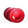 Image 1 : 12 RED METALLIC FINISH CHARGER PLATES