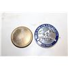 Image 1 : FRANKLIN UNIVERSITY TOKEN & BRASS COIN BLANK
