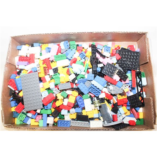 APPROX. 15 INCH X 10 INCH BOX FULL OF LEGO