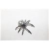 Image 1 : F. PEARL BODY BLACK MEDAL SPIDER BROOCH