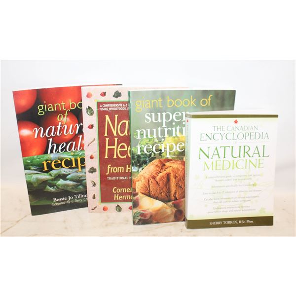 HEALTHY EATING COOKBOOKS- ASSORTED