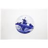 Image 1 : DELFT BLUE PORCELAIN DUTCH WINDMILL BROOCH