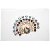 Image 1 : VINTAGE STYLE PEACOCK COLORFUL RHINESTONE BROOCH