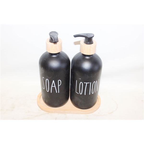 BLACK SOAP & LOTION DISPENSER