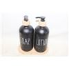 Image 1 : BLACK SOAP & LOTION DISPENSER