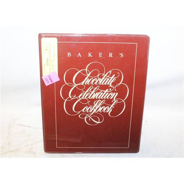 BAKERS CHOCOLATE CELEBRATION COOKBOOK BINDER