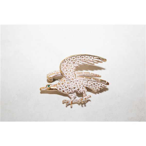 STRENGTH, FREEDOM & PATRIOTISM EAGLE BROOCH