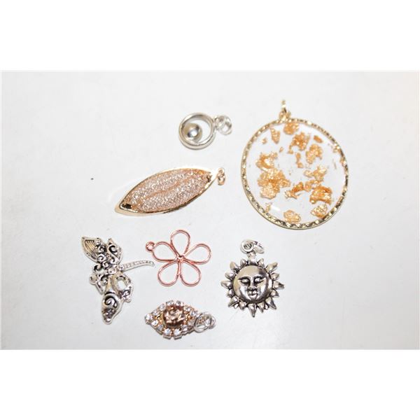 7 PENDANTS FOR NECKLACES