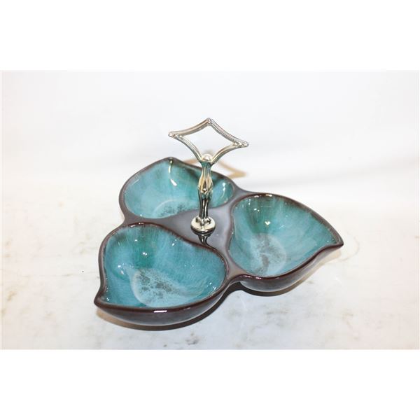 BLUE MOUNTAIN 3 SECTION DISH