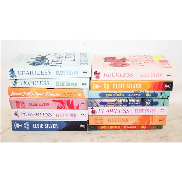 LOT OF 13 ROMANCE BOOKS