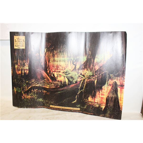 VINTAGE LORD OF THE RINGS POSTER THE ANIMATED