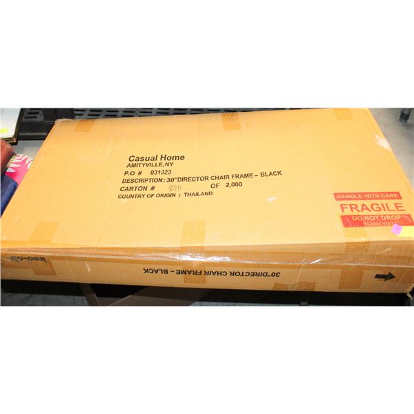 MOVIE DIRECTORS CHAIR BLACK 30”