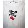 Image 1 : CANADA IS NOT FOR SALE TSHIRT WHITE SIZE 2XL NEW