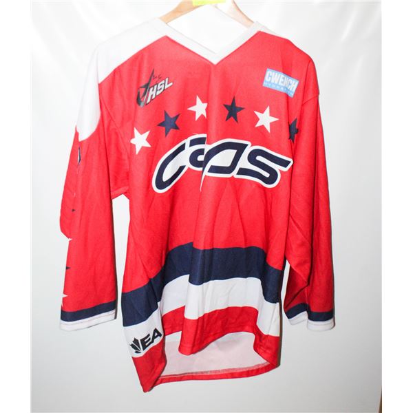 RED WHITE JERSEY #7 MULLEN YOUTH SZ XL