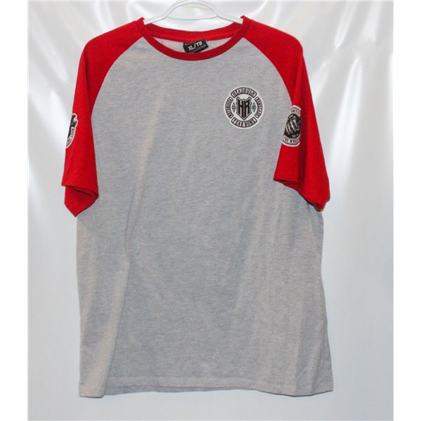 HEADRUSH RED AND GREY FEAR NONE  BASEBALL