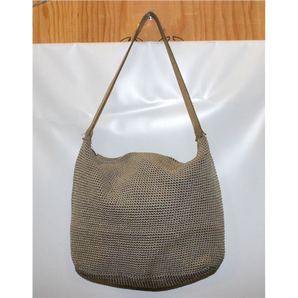 WOVEN SHOULDER BAG- 15" X 12"