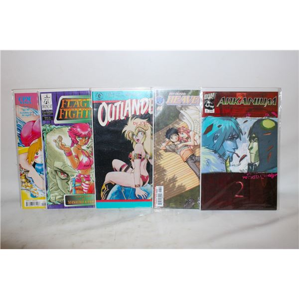 LOT OF 5 COMICS