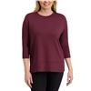 Image 1 : NEW SAGE COLLECTIVE BURGUNDY 3/4 SLEEVE SIZE MED