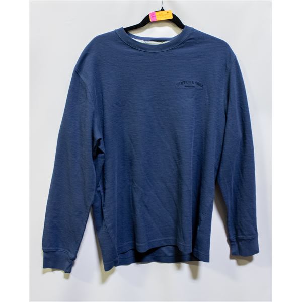 NEW SCOTCH AND SODA BLUE WAFFLE LONG SLEEVE