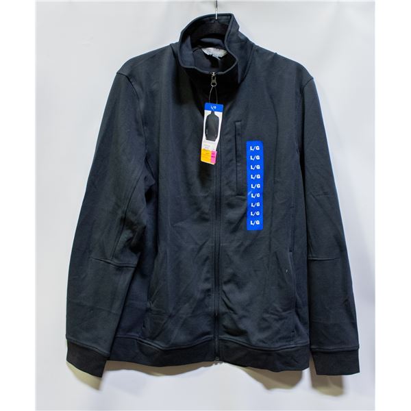 NEW CLOUDVEIL FULL ZIP WAFFLE SWEATER SIZE LRG