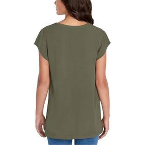 NEW WOMENS BUFFALO LONG SLEEVE TOP GREEN XL