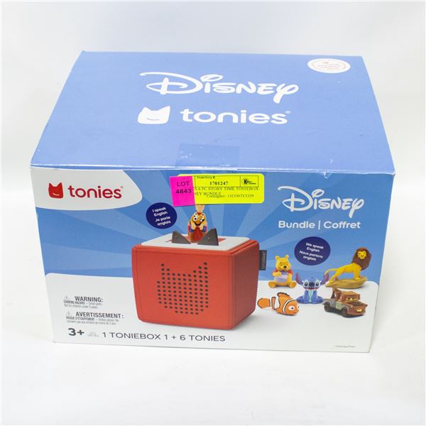 TONIES 6 PC STORY TIME TONIEBOX & DISNEY BUNDLE