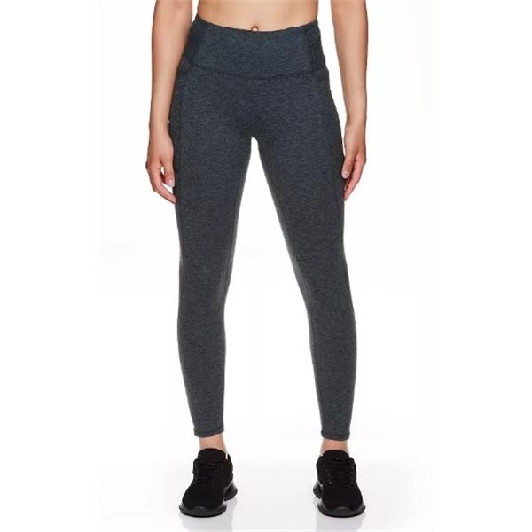 NEW GAIAM MOMENTUM MARLED GREY YOGA PANTS SZ MED