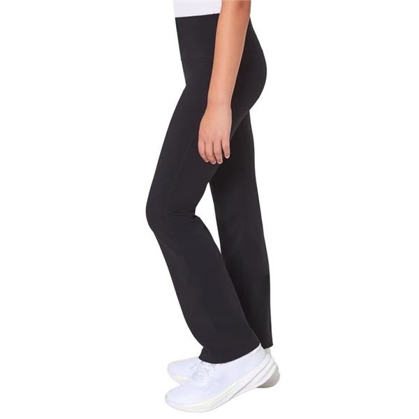 NEW MONDETTA CHILDREN'S BLACK FLARE LEGGINGS