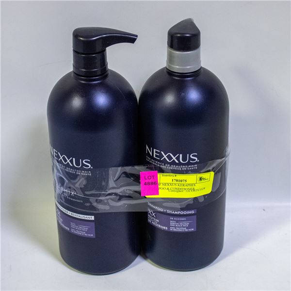 2 PK OF NEXXUS KERAPHIX SHAMPOO & CONDITIONER