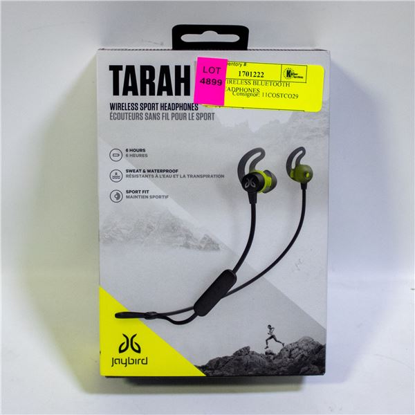 TARAH WIRELESS BLUETOOTH SPORT HEADPHONES