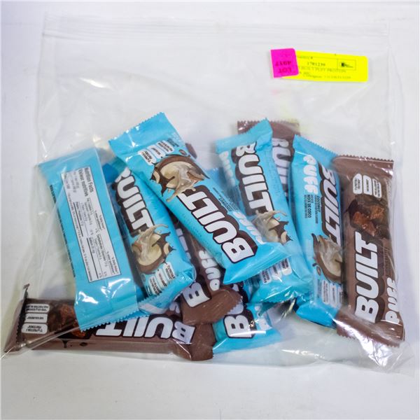 BAG OF 10 BUILT PUFF PROTEIN BARS - 10 X 40G