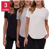 Image 1 : NEW 3 PK OF BENCH WOMENS COMFORT T-SHIRTS SIZE MED