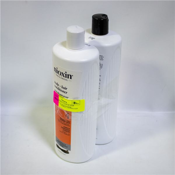 2 PK OF NIOXIN SCALP & HAIR SHAMPOO & CONDITIONER