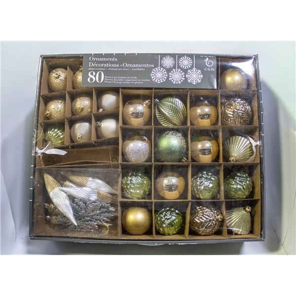 CGH CHRISTMAS ORNAMENTS SET SHATTER RESISTANT
