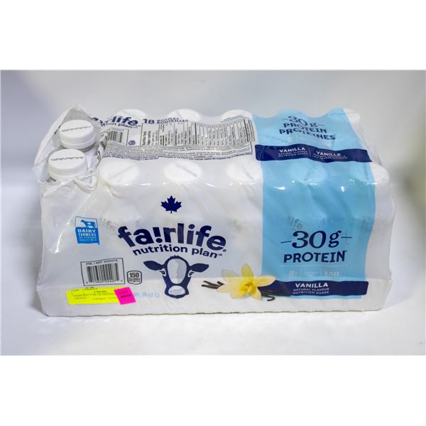 FAIRLIFE 17 PK OF PROTEIN VINILLA DRINKS