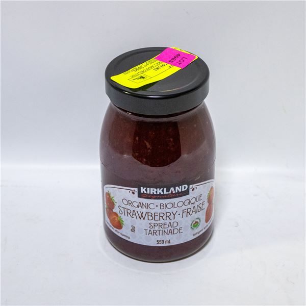 BRAND NEW KIRKLAND ORGANIC STRAWBERRY SPREAD 500ML